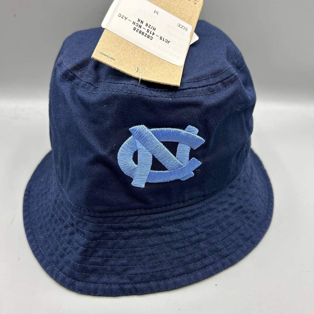 Air Jordan North Carolina Tar Heels Hat Men Medium Blue Bucket Cap Cotton New M